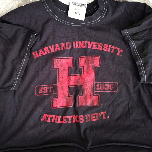 Graphic T shirt crop top - Picture 1 of 1